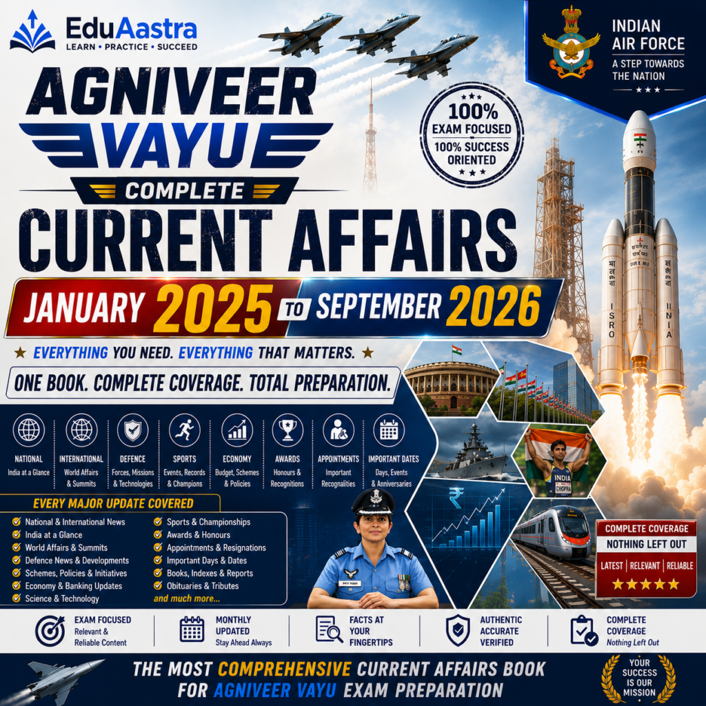 Agniveer Vayu Complete Current Affairs - EduAastra